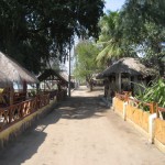 Die Straßen auf den Gili Islands sind noch nicht geteert...