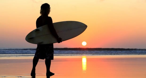 Surfen auf Bali