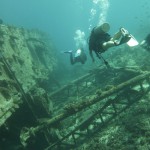 Vor Gili gibt es auch Wracks zu entdecken
